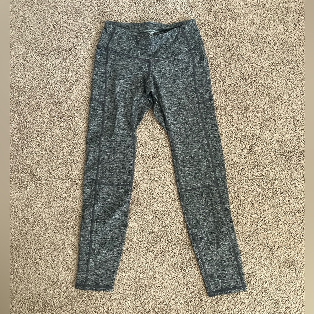 Brooks Utopia Thermal Running Tights Leggings, Grey, Size XS